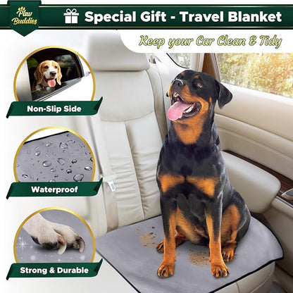 Paw Buddies Waterproof Blanket 80"x90" – Reversible Microfleece Throw - Image 5