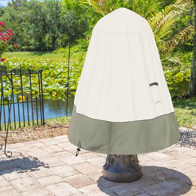 Bitubi Fountain Cover（40"x50"） 600D Oxford Cloth Garden Fountain Statue - Image 5