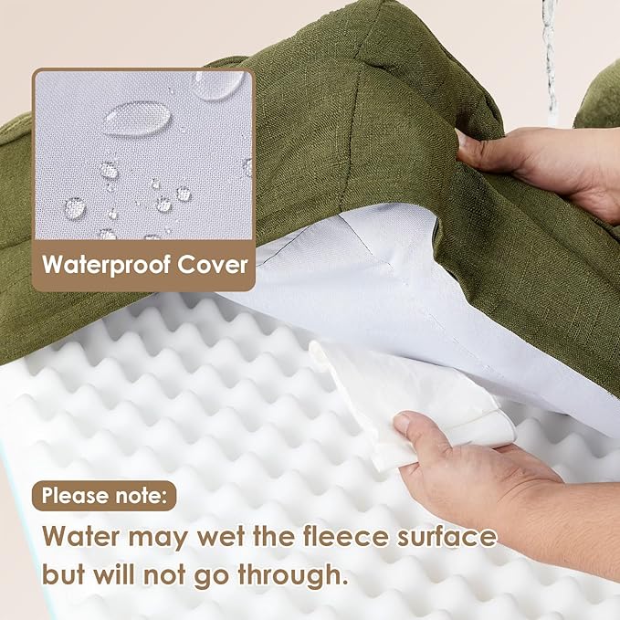EHEYCIGA Orthopedic XL Dog Beds, Waterproof Memory Foam Dog Bed - Image 3