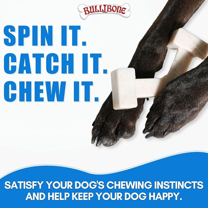 Bullibone Nylon Dog Chew Toy Spin-a-Bone - Image 7