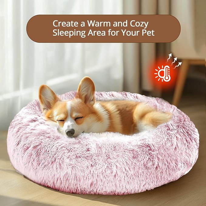 JOLLYVOGUE Calming Small Dog & Cat Bed - Image 4