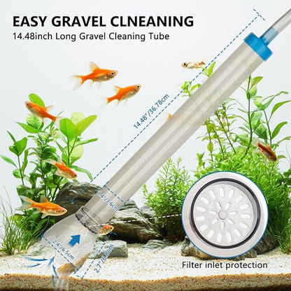 fishkeeper 25FT/50FT Aquarium Gravel Vacuum Water Changer - Image 6