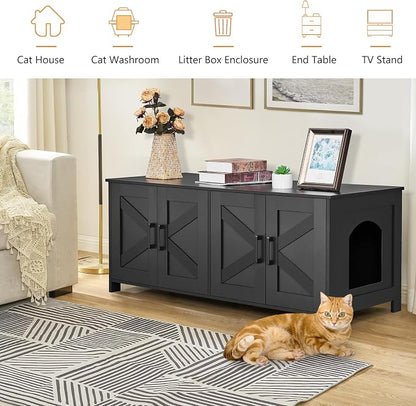 Homhedy Cat Litter Box Enclosure - Image 6