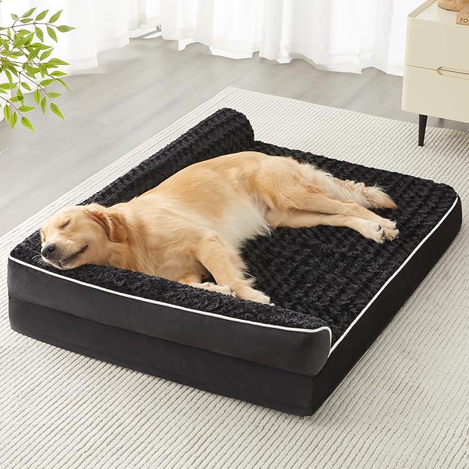 BFPETHOME Orthopedic Dog Beds for Large Dogs-Waterproof Sofa Dog Bed by BFPETHOME