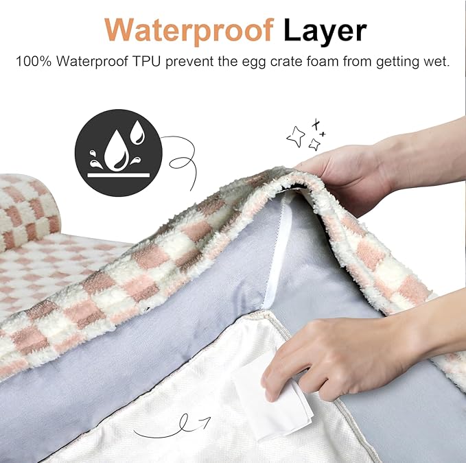 Large Dog Bed Orthopedic Washable: Beds Bolster XL Bed Medium Large Dogs Egg - Image 4