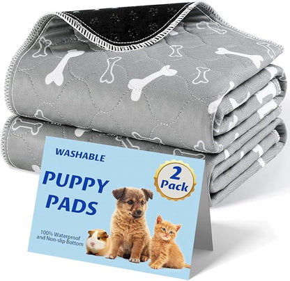 Reusable Puppy Pads, Super Absorbent Leakproof Dog Training Pads, Non-Slip by Baodan