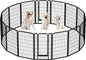 Yaheetech Dog Playpen Outdoor, 47 inch 16 Panels Dog Pen Indoor Heavy Duty by Yaheetech