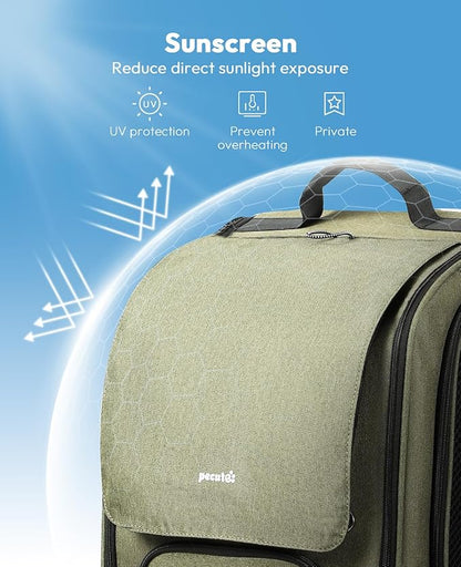 Pecute Cat Backpack Carrier, Large Space Cat Bubble Backpack, Breathable Cat - Image 3