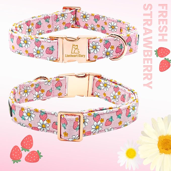 Lionheart glory Dog Collar Bow Collar Pink Dog Collar - Image 5