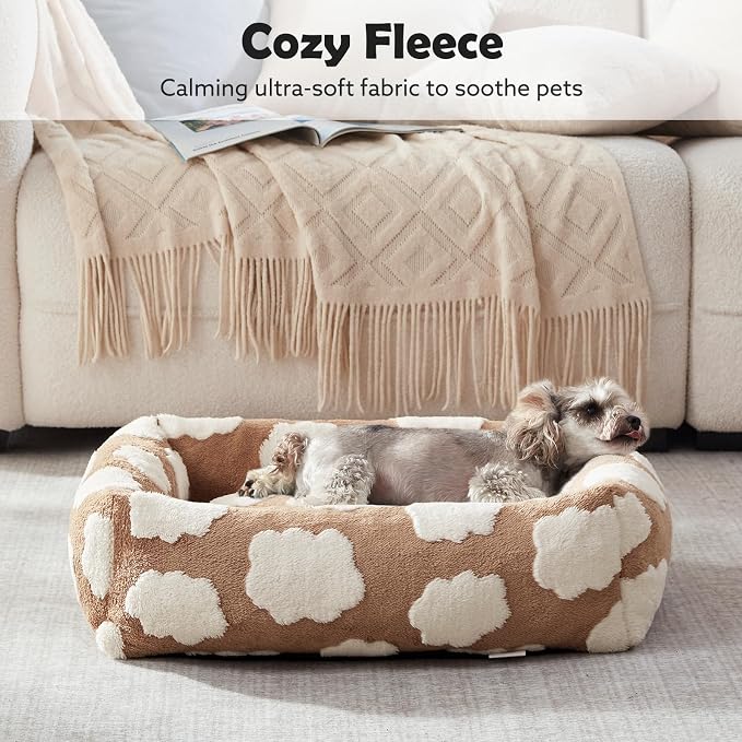 JOEJOY Small Dog Bed for Small Dogs, Rectangle Washable Orthopedic Dog Bed - Image 6