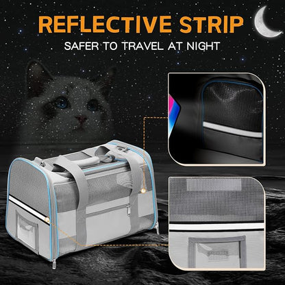Cat Carrier Dog Carrier TSA Airline Approved - Image 4