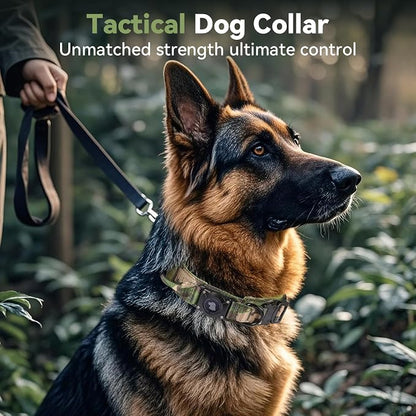 2026 Upgrade Waterproof AirTag Dog Collar, Military Tactical Dog Collar - Image 2