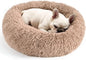 Dogs Bed for Small Dogs, Anti-Anxiety Washable Round Bed by Hoewina