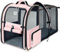 Lekebobor Large Cat Backpack Carrier Expandable Foldable Pet Carrier Backpack by LEKEBOBOR