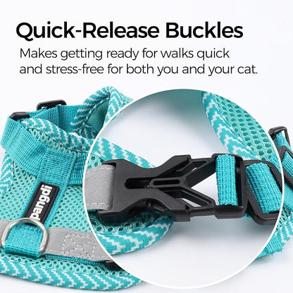Cat Harness and Leash Escape Proof Large Kitten Harness Ragdoll Cat Vest - Image 5