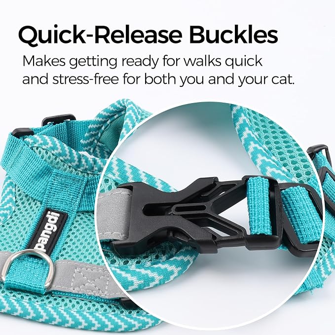 Cat Harness and Leash Escape Proof Extra Large Kitten Harness Maine Coon Cat - Image 5