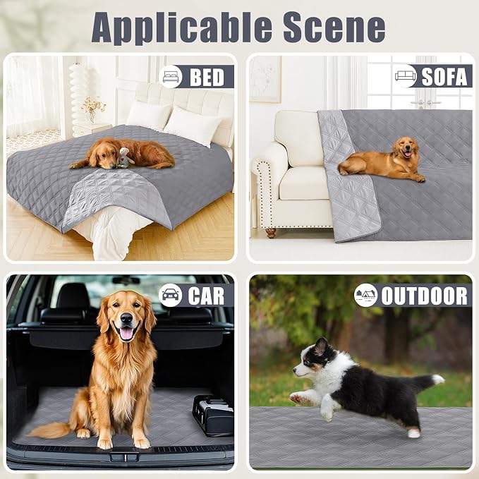 Smiry Waterproof Dog Bed Cover Blanket 40x50, Soft Reversible Pet Blanket - Image 5