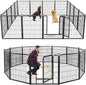 Dog Playpen 32 inch 12 Panels Indoor Dog Pen by Jhsomdr