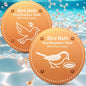 Bird Bath Purification Disk Pure Copper Outside Winter Solar Power Birdbath by OICEME