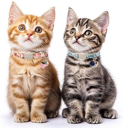 2 Pack Spring Summer Cat Collars - Image 2