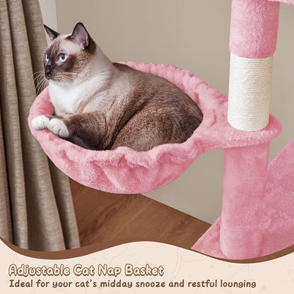 Yaheetech 63.5″ H Cat Tree, Cat Furniture - Image 7