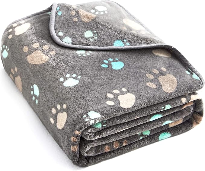 Allisandro 350 GSM-Super Soft and Premium Flannel Fleece Pet Dog Blanket by ALLISANDRO