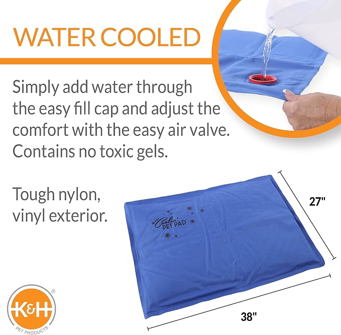 K&H Pet Products Coolin' Pet Pad Dog Mat, Portable Dog Cooling Mat - Image 2