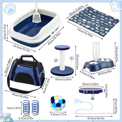 Eccliy Kitten Starter Kit, Pet Toy, Folding Carrier, Climbing Frame, Automatic - Image 3