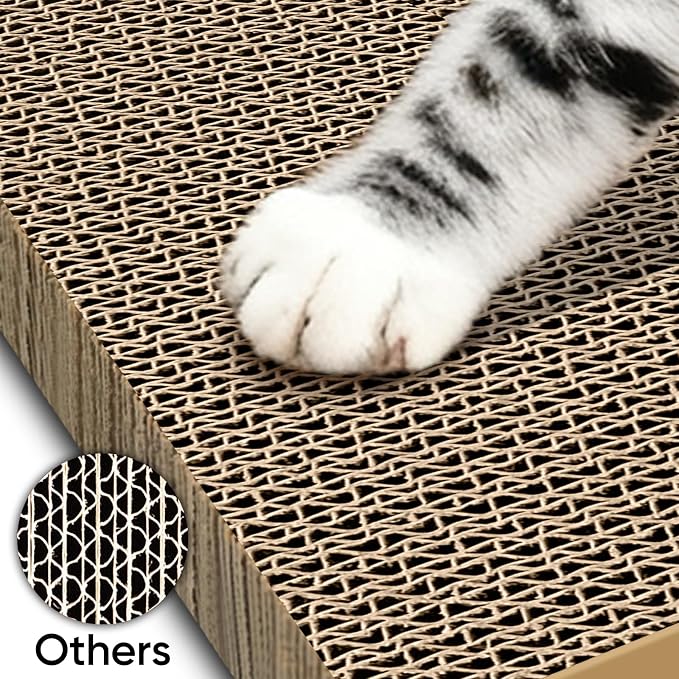 AGYM Cat Scratchers 8 Packs Refill Cat Scratching Pad Cardboard - Image 6