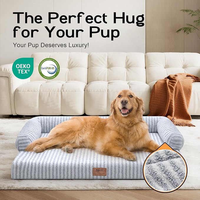 Large Dog Bed Waterproof Orthopedic Foam Dog Beds - Image 7