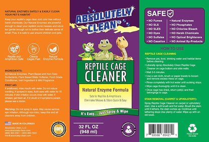 Absolutely Clean Amazing Reptile & Amphibian Terrarium Cleaner and Deodorizer - Image 4