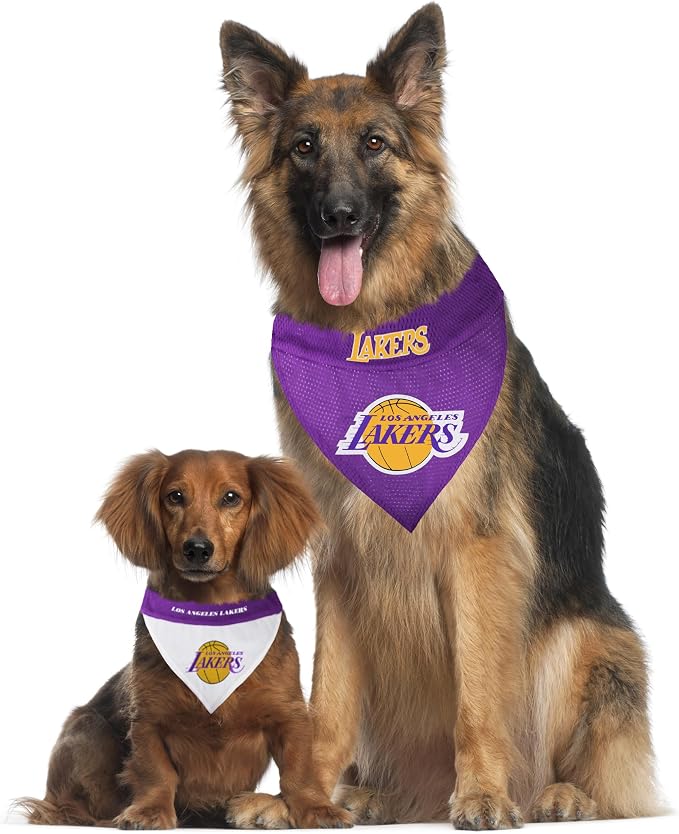 Pets First NBA LA Lakers Reversible Bandana Size XX-Large - Image 4