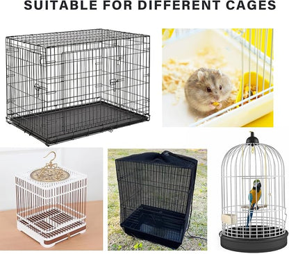 Bird Cage Cover, Parakeet Cage Acessories Adjustable Seed Catcher Birdcage Seed - Image 6