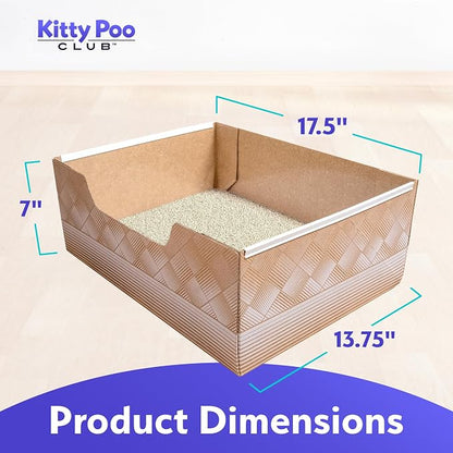 Kitty Poo Club Leakproof Disposable 2-Pack Cat Litter Box - Image 3