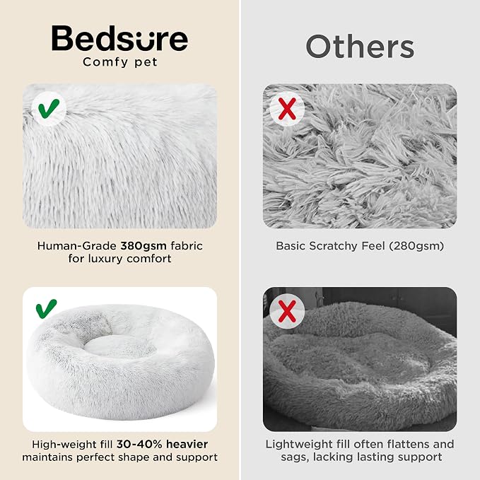 Bedsure Calming Dog Bed for Small Dogs - Image 3