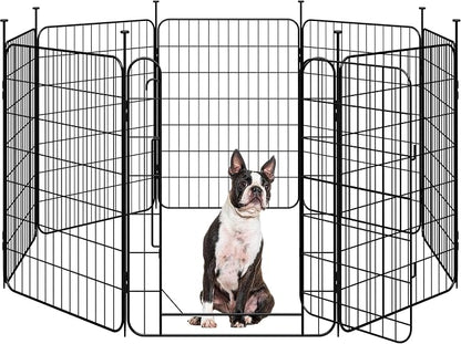 Yaheetech Expandable Dog Playpen, 8 Panel 32 inch Puppy Playpen by Yaheetech