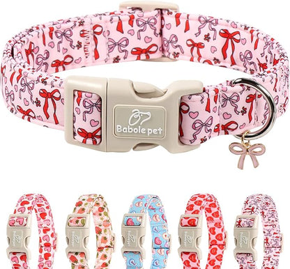 Girl Dog Collar for Small Dogs by Babolepet