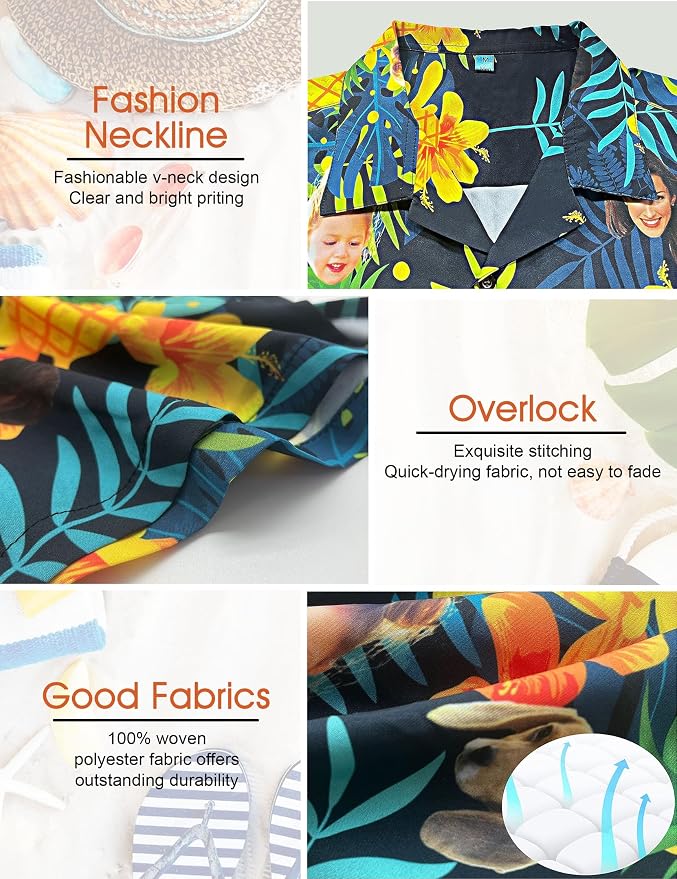 Custom Hawaiian Shirt with Face Photo Picture - Image 5