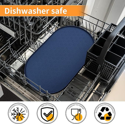 KPWACD Pet Feeding Mat for Dogs and Cats, Silicone Dog Placemat Non-Slip - Image 6