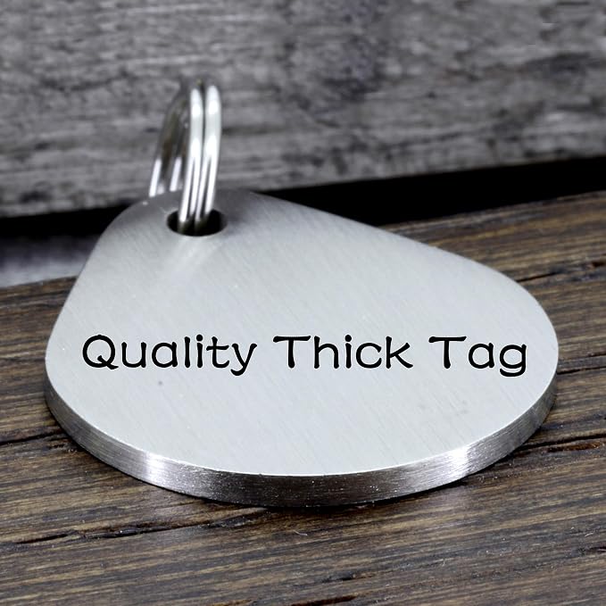 Ultra Joys Dog ID Tag, Custom Dog Tag Personalized Cat Tag, Pet ID Tag - Image 6