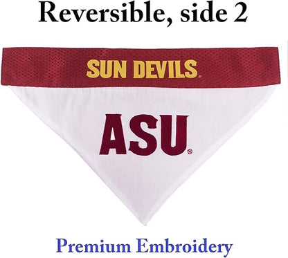 Pets First Collegiate Pet Accessories, Reversible Bandana, Arizona State Sun - Image 2