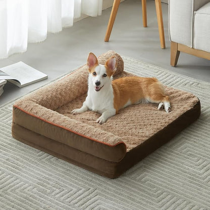 BFPETHOME Orthopedic Dog Beds for Large Dogs-Waterproof Sofa Dog Bed by BFPETHOME