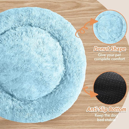 JOLLYVOGUE Calming Small Dog & Cat Bed - Image 3