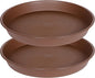 2 Pack of 20 21 inch Plant Saucer Round, Deep Plant Saucers by Bleuhome
