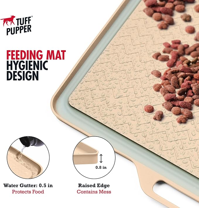 Tuff Pupper 22x16 Medium Dog Feeding Mat - Image 5