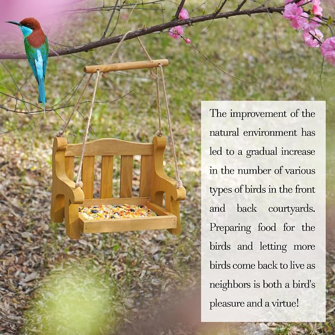 Notakia Set of 2 Swing Wild Bird Feeder Stand - Image 3