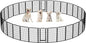 Yaheetech Dog Playpen Outdoor, 47 inch 32 Panels Dog Pen Indoor Heavy Duty by Yaheetech