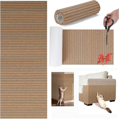 Natural Cork-Cat Scratch mat-Cat Scratch Pad Rug-cat Couch Protector-Scratch by Mocherpion