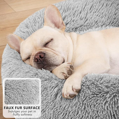 MIXJOY Orthopedic Dog Bed Comfortable Donut Cuddler Round Pet Beds Ultra Soft - Image 3