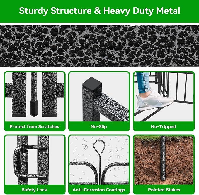 Heavy Duty Dog Playpen: 16 Steel Panels 40" Height, Square Steel Pipe - Image 7